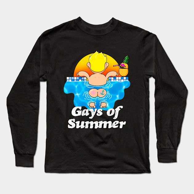 Gays of Summer Long Sleeve T-Shirt by LoveBurty